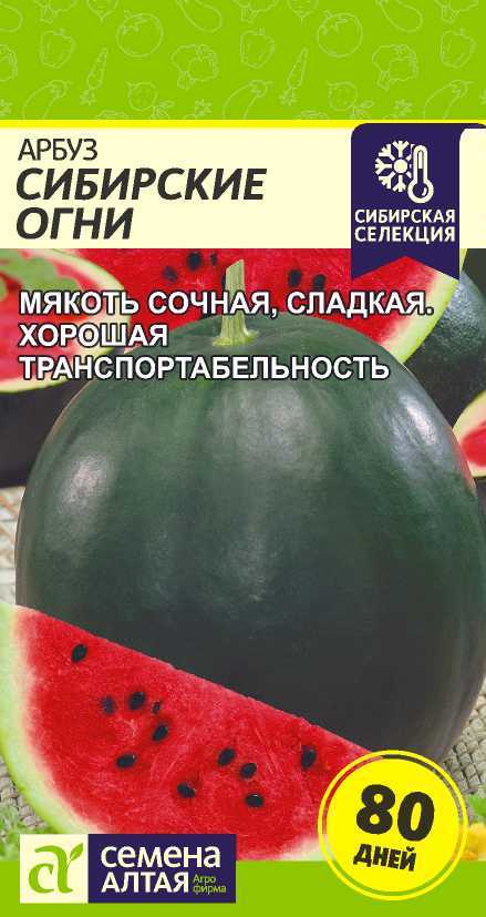 Арбуз Сибирские Огни/Сем Алт/цп 1 гр. Сибирская Селекция! Арбуз Сибирские Огни/Сем Алт/цп 1 гр. Сибирская Селекция!