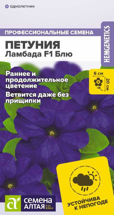 Цветы Петуния Ламбада F1 Блю/Сем Алт/цп 7 шт. Цветы Петуния Ламбада F1 Блю/Сем Алт/цп 7 шт.