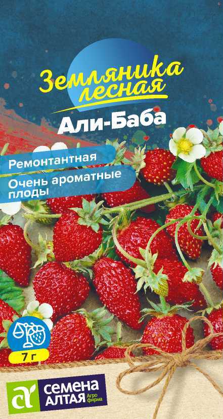 Ягода Земляника Али-Баба ремонтантная/Сем Алт/цп 0,03 гр. Ягода Земляника Али-Баба ремонтантная/Сем Алт/цп 0,03 гр.