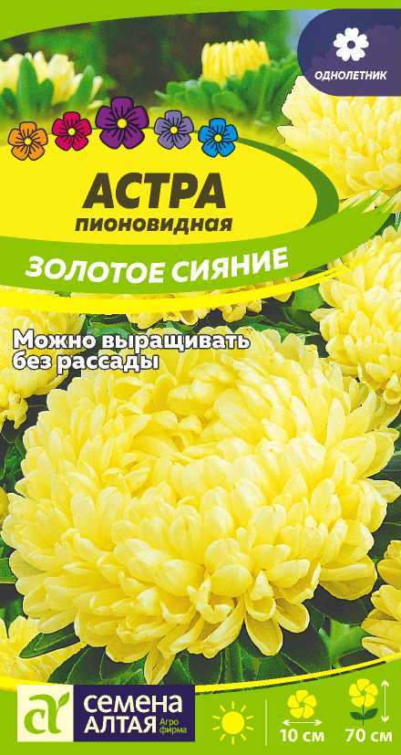Астра Золотое Сияние Дюшес/Сем Алт/цп 0,3 гр. Астра Золотое Сияние Дюшес/Сем Алт/цп 0,3 гр.